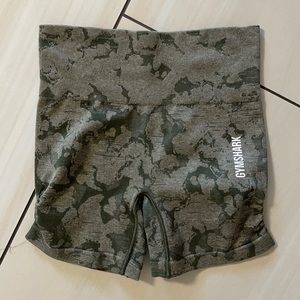 Gymshark camo shorts